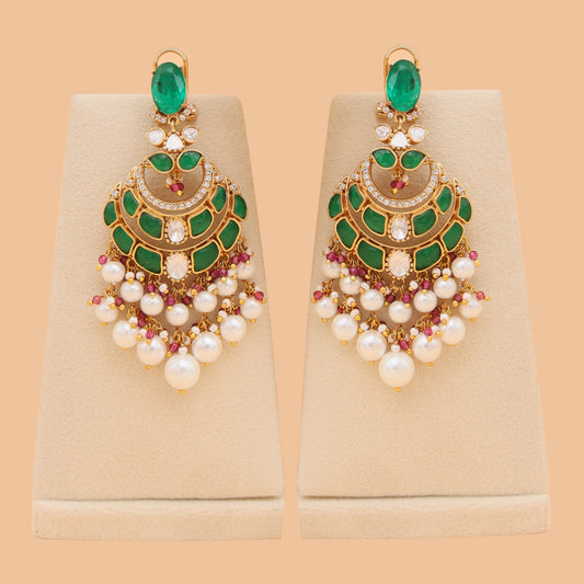 Ishaani Emerald Chandeliers