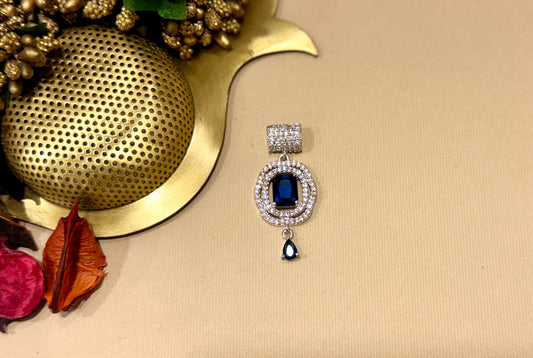 Blue Halo Pendant Set