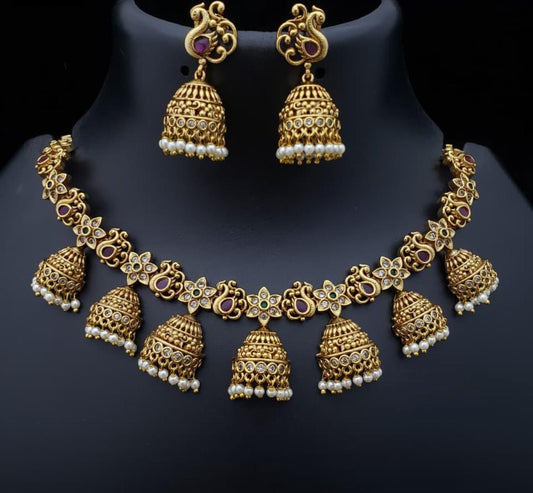 Aranya Mini Jhumki Set