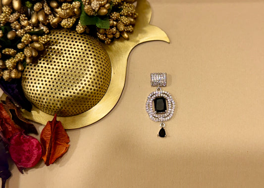 Black Halo Pendant Set