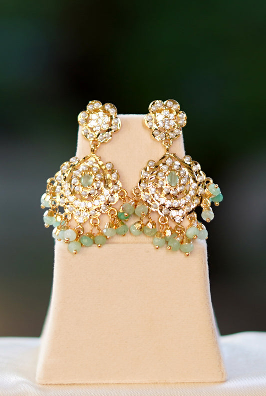 Mint Jadau Jewellery Set