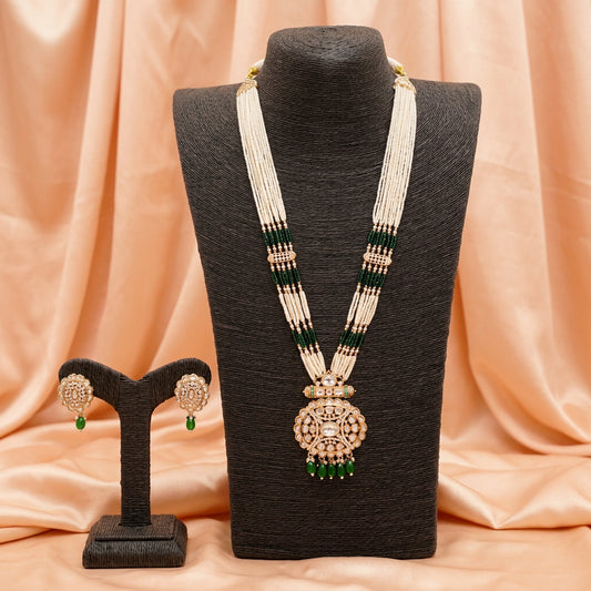 Emerald Aarunya Layered Kundan Jewellery Set