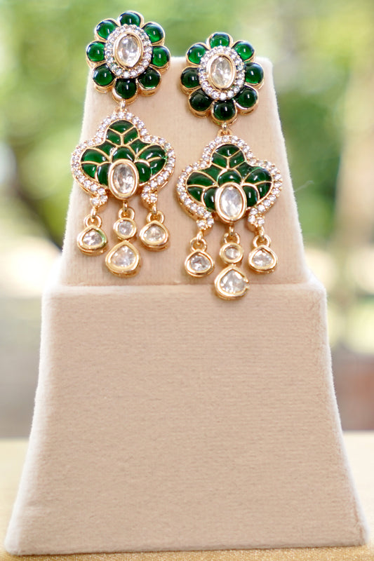 Emerald Zehra Crystal Jewellery Set