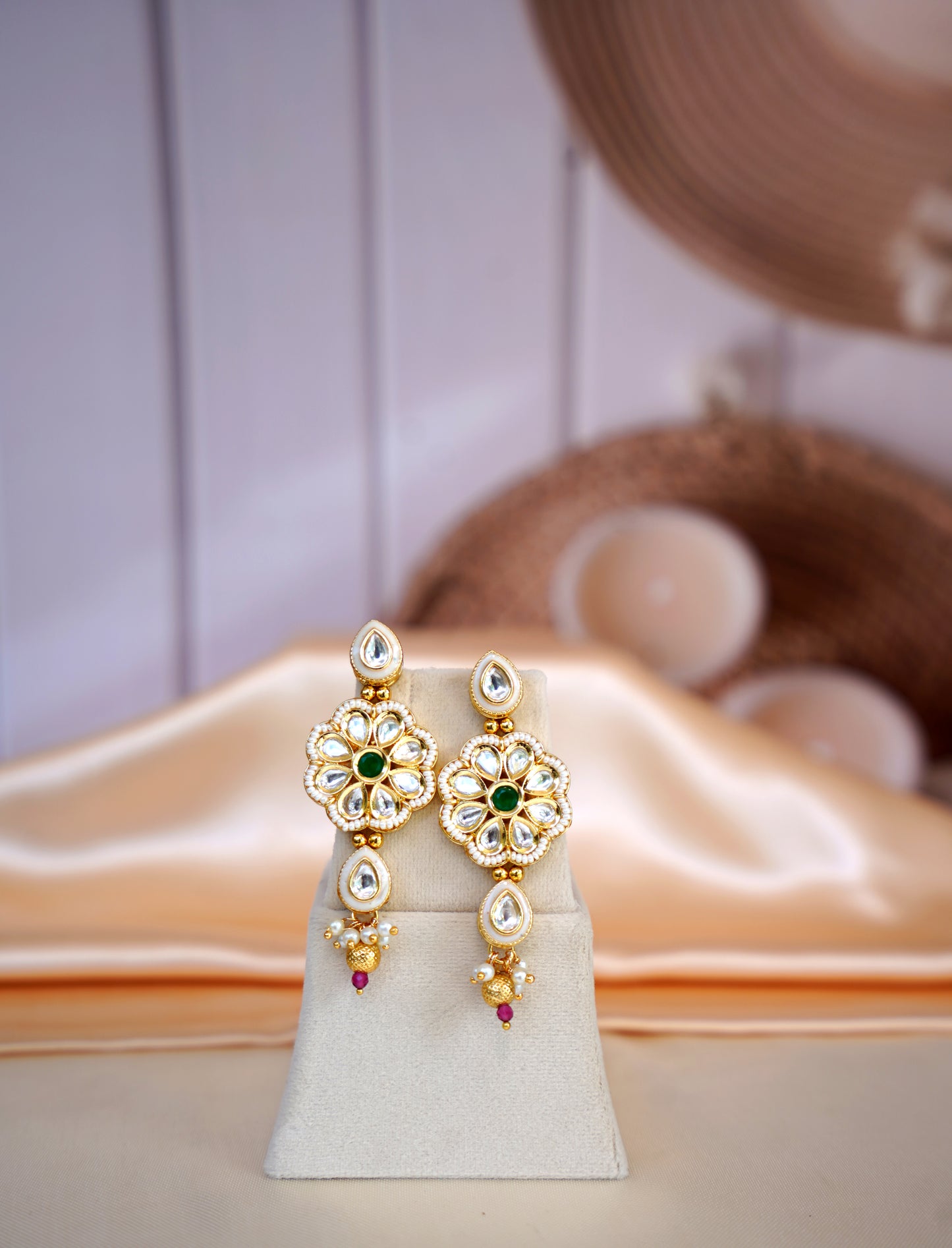 Ziva Floral Kundan Jewellery Set