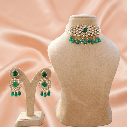Mint Zoya Bloom Choker Jewellery Set