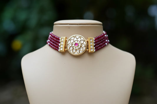 Ruby Zehra Choker Jewellery Set
