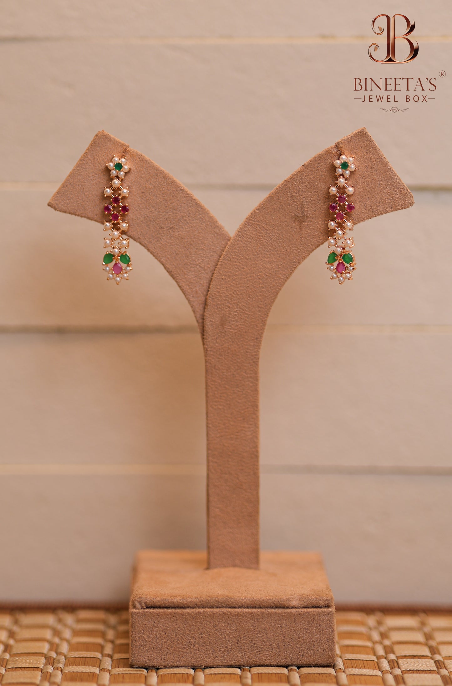 Prisha Floral Necklace Set