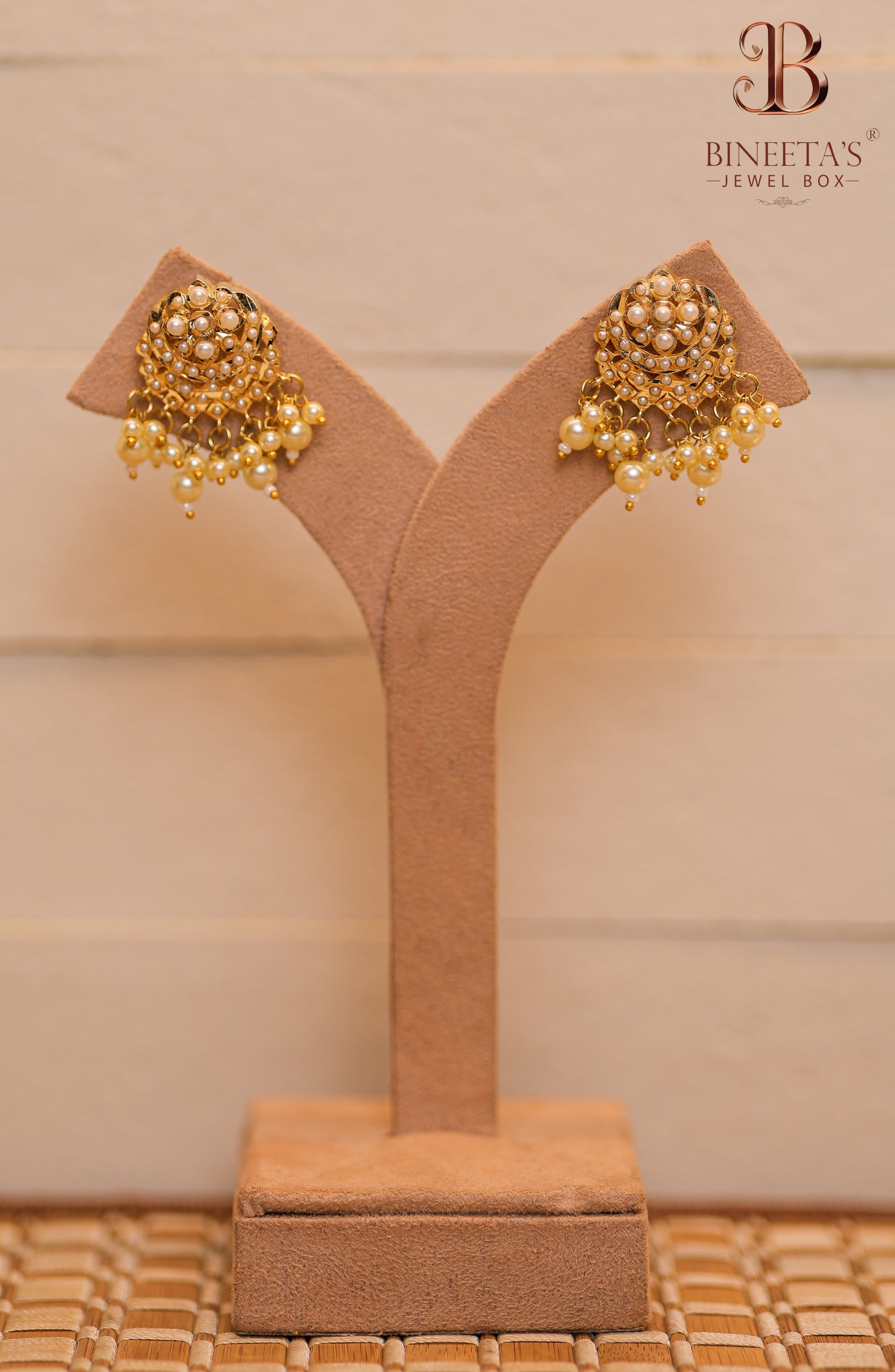 Advika Pearl Cascade Jewellery Set