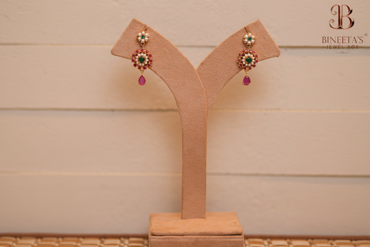 Ruby Radiance Necklace Set