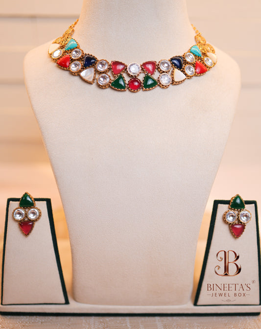Navrang Kundan Choker Set