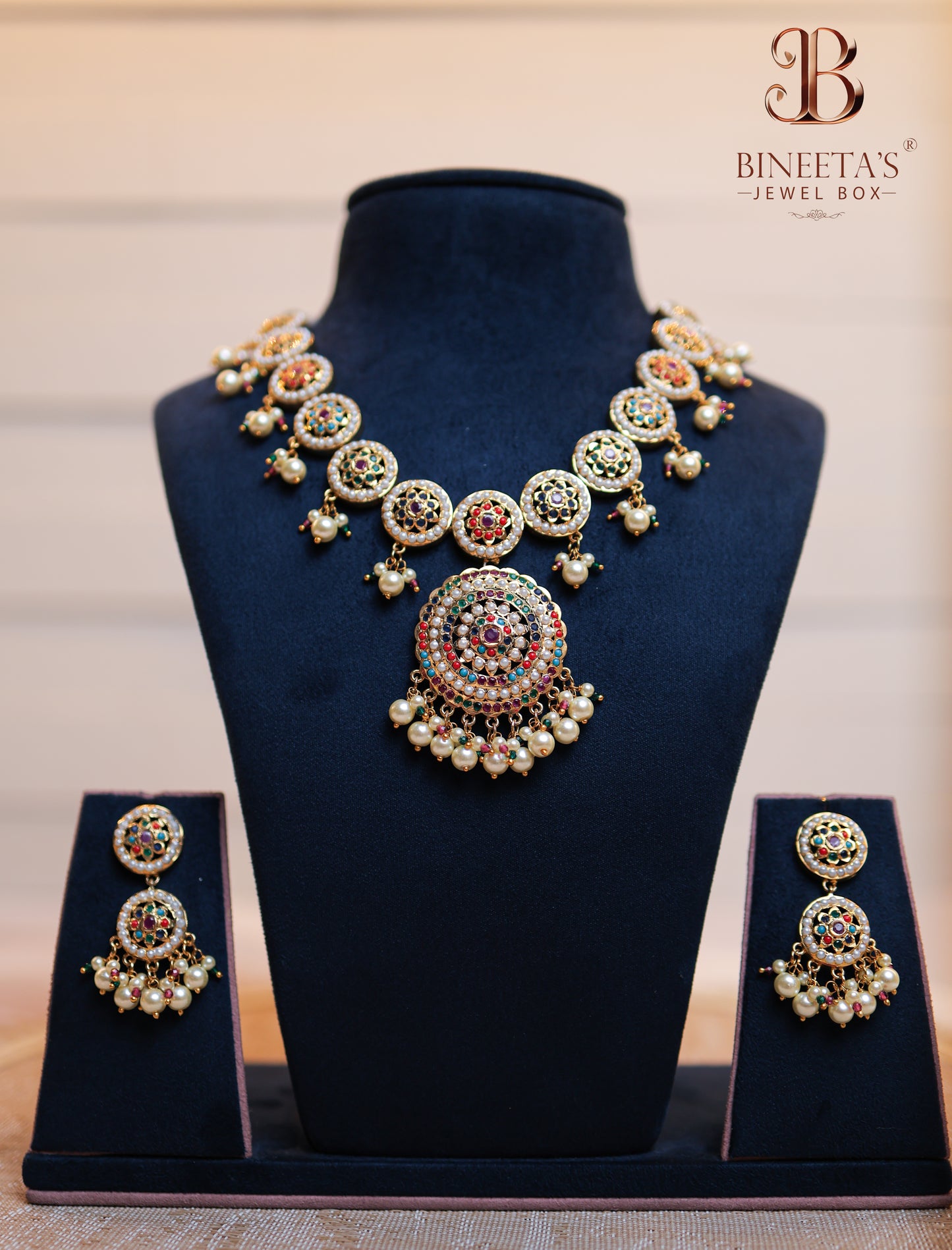 Chandrika Mandala Jewellery Set