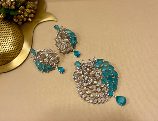 Aqua Aura Pendant Set