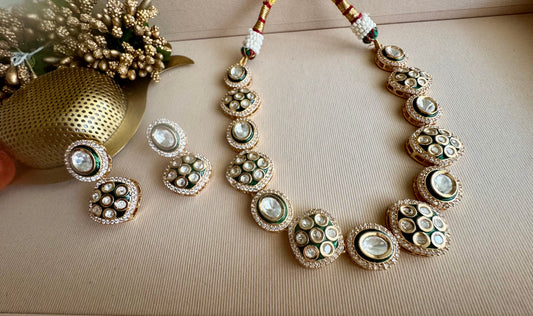 Green Zareen Glow Jewellery Set