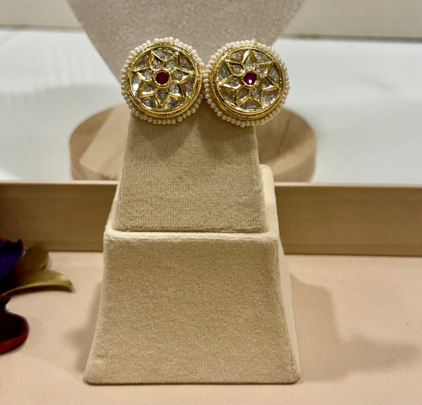 Ruby Choker Jewellery Set