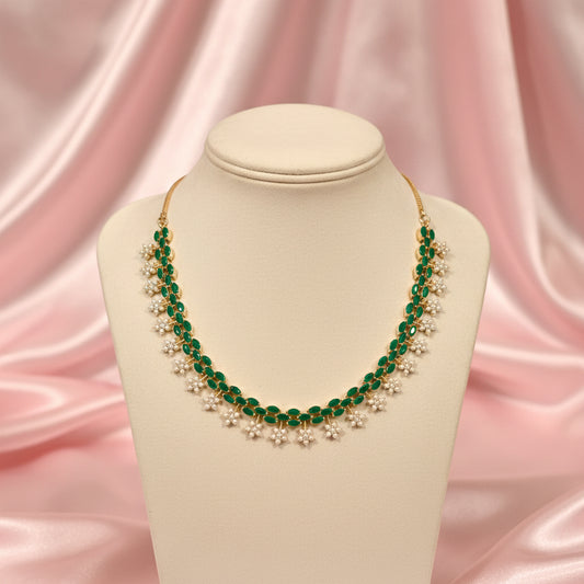 Emerald Bloom Jewellery Set