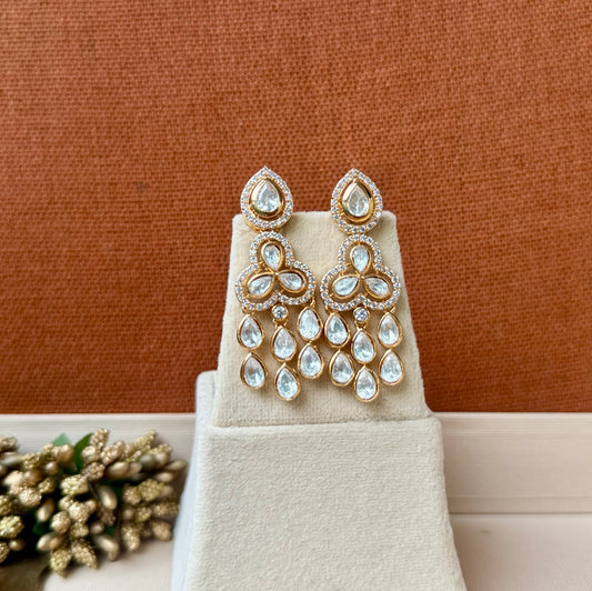 Elysia Polki Drop Earrings