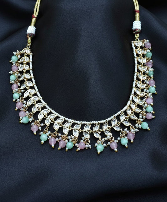 Pink Mint Gulbahar Grace Jewellery Set