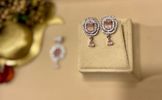 Pink Halo Pendant Set