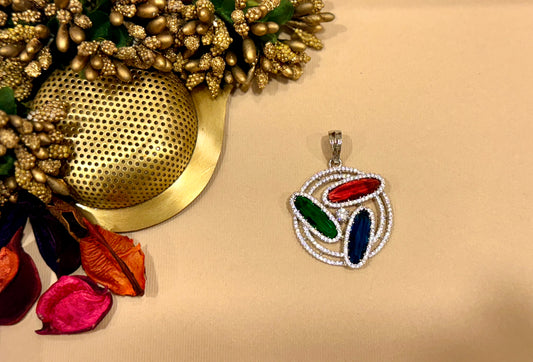 Multi Prism Orbit Pendant Set