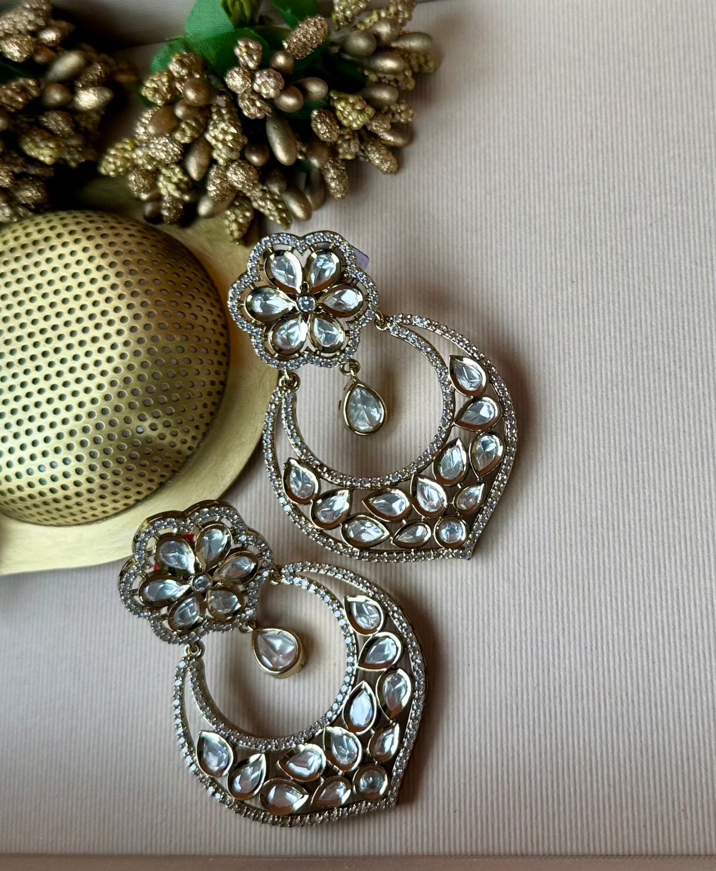 Celeste Polki Crescent Chands