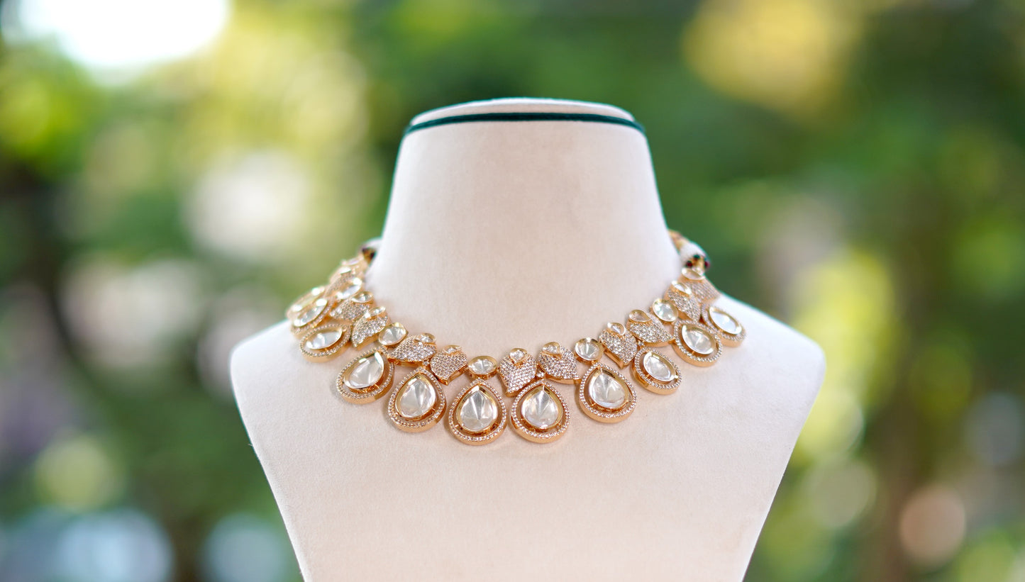 Champaigne Zeenat Drop Jewellery Set