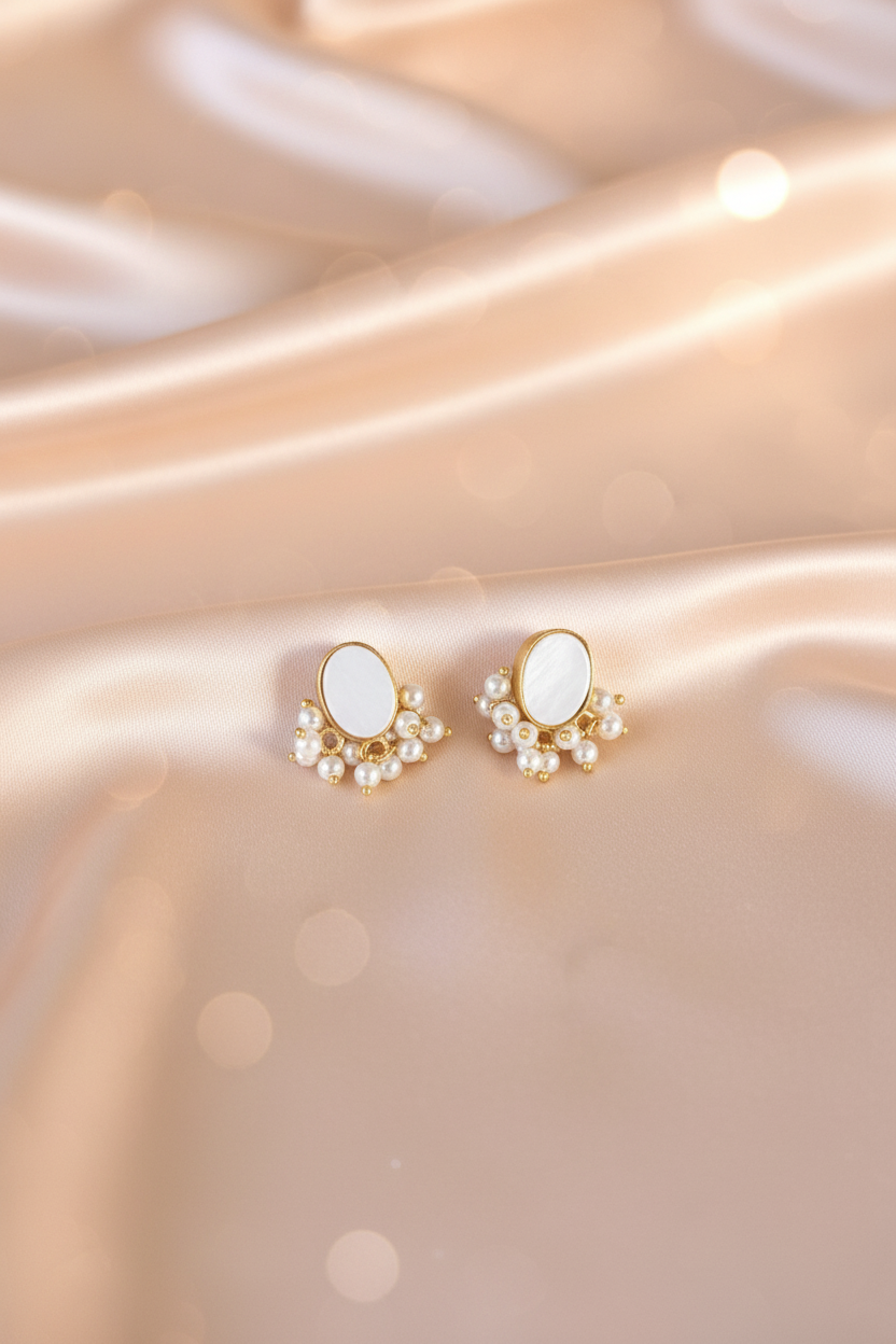 Ocean Pearl Aura Necklace Set