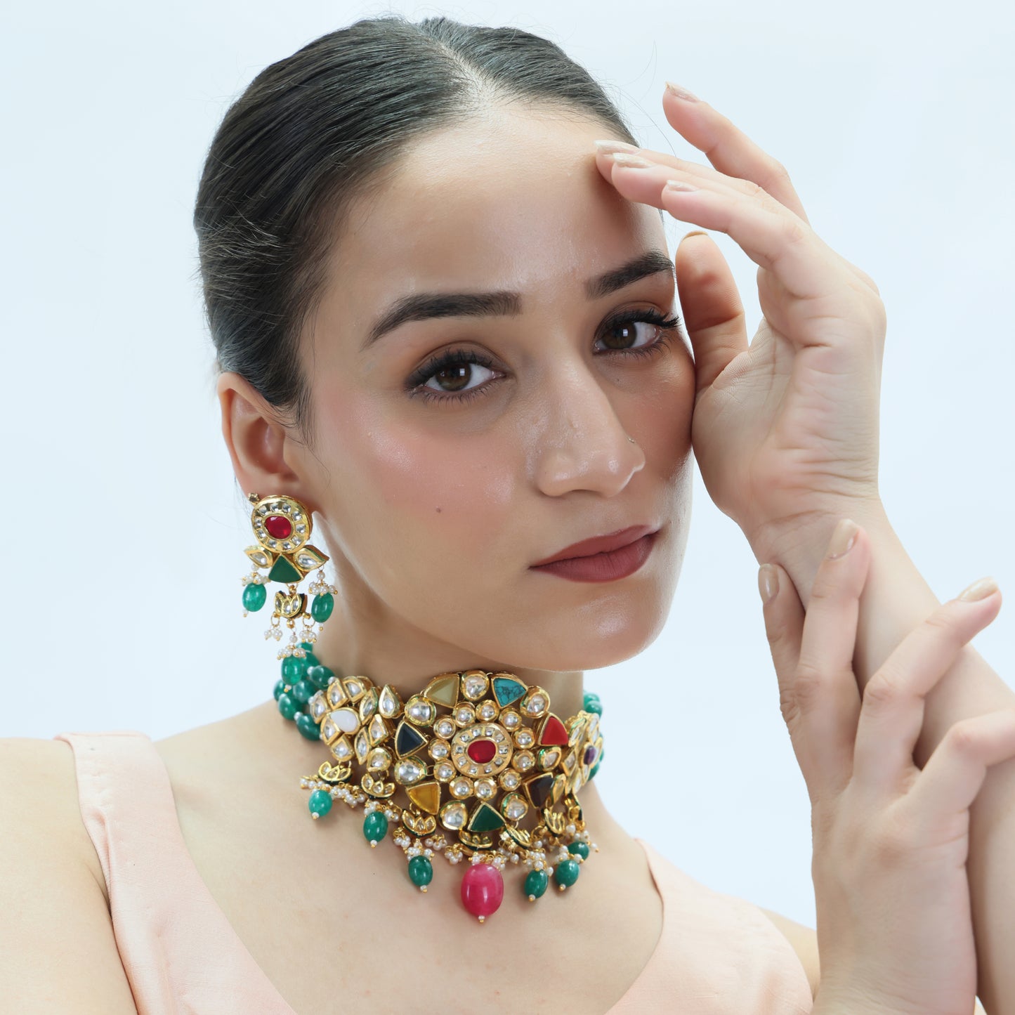 Meherbaan Polki Choker Set