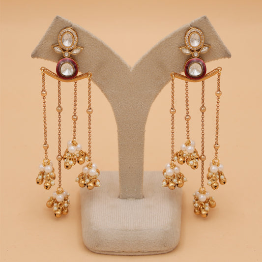 Eshira Kashmiri Kundan Earrings