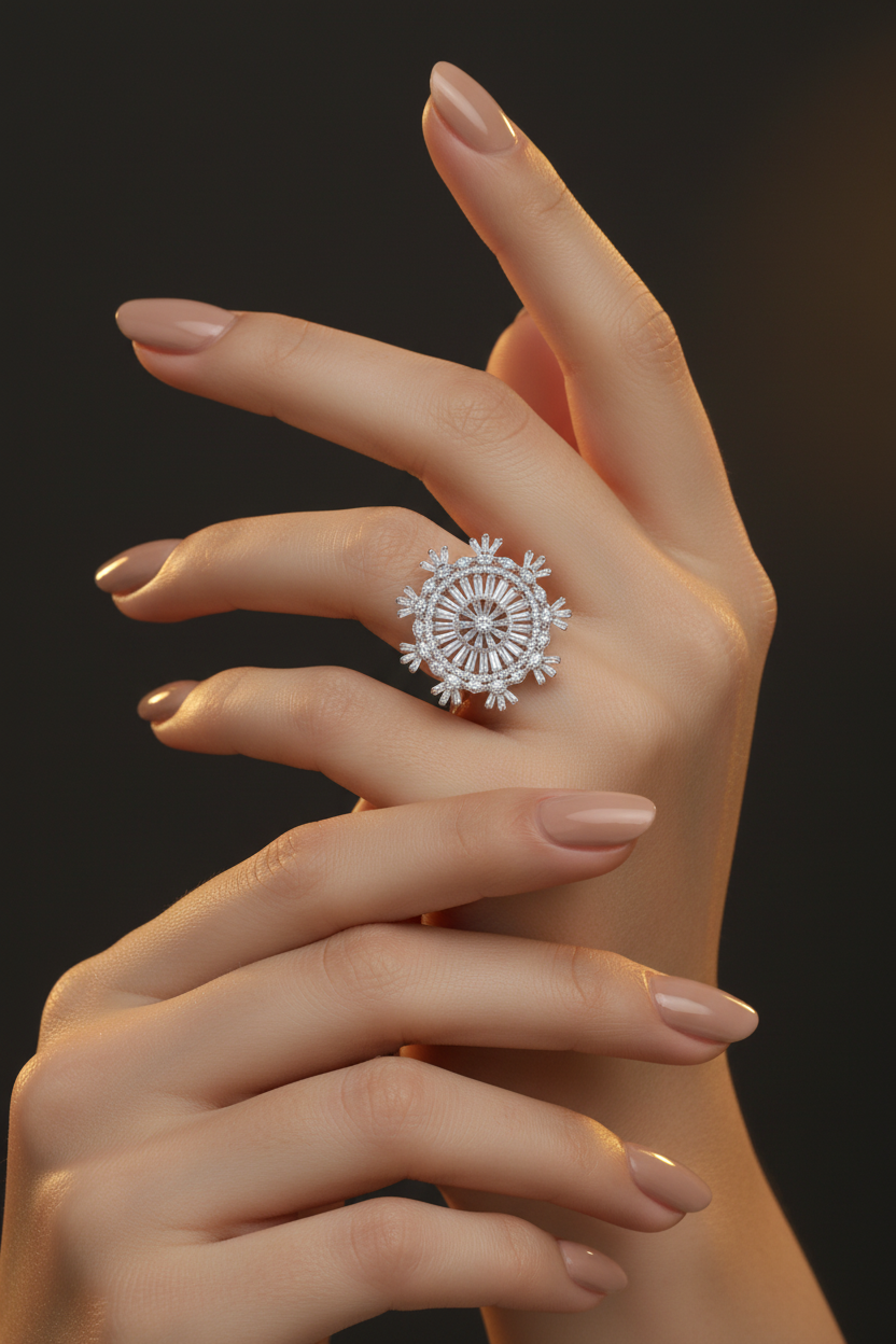 Elara Radiance Adjustable Ring
