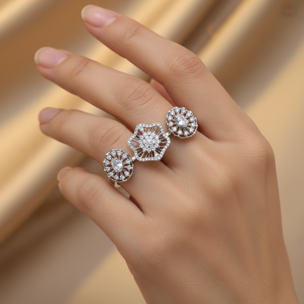 Solenne Trio Adjustable Ring