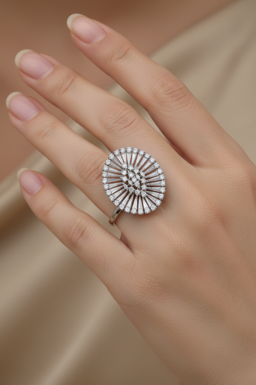 Aurelia Halo Adjustable Ring
