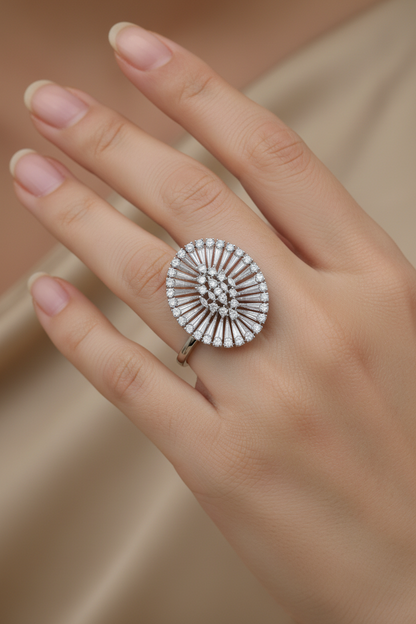 Aurelia Halo Adjustable Ring