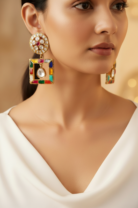 Navrang Polki Drops