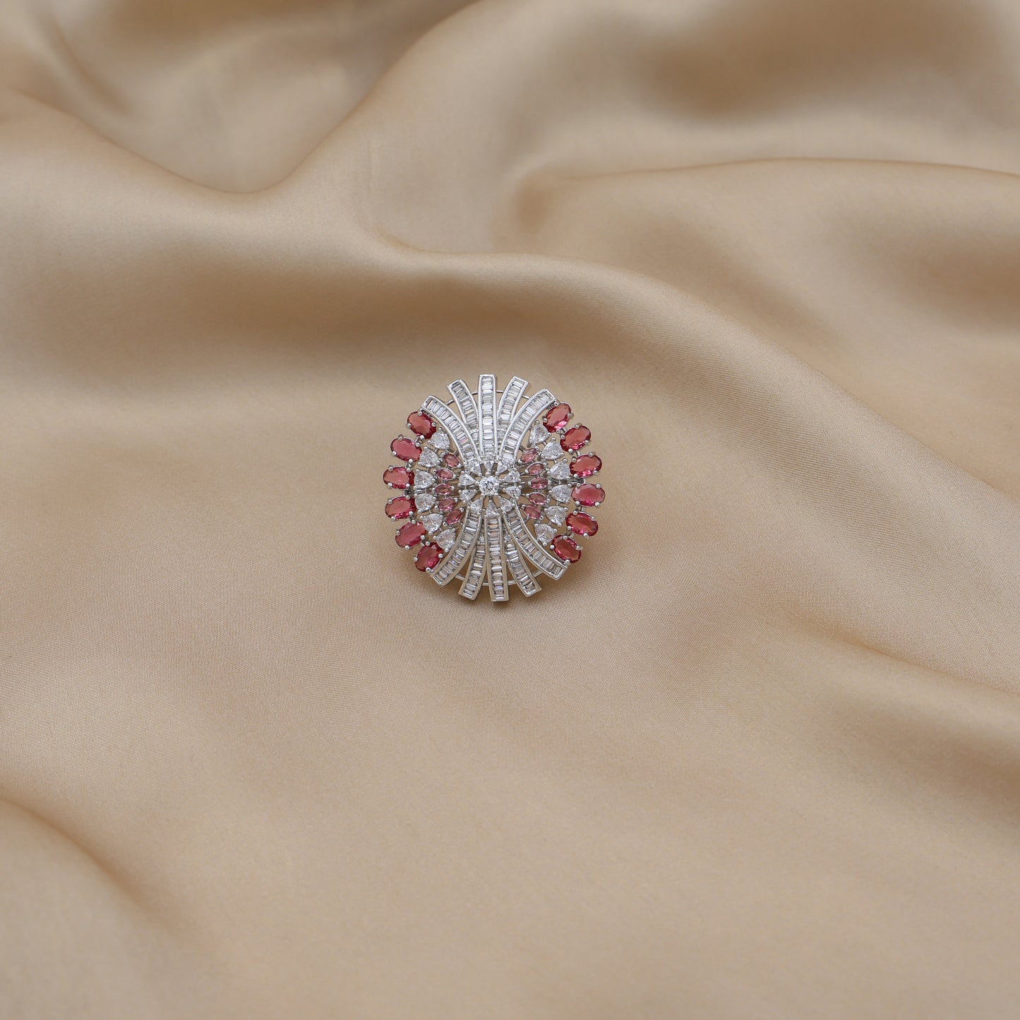 Roselle Statement Adjustable Ring