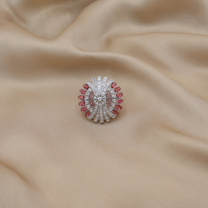 Roselle Statement Adjustable Ring