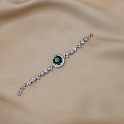 Emerelle Halo American Diamond Bracelet
