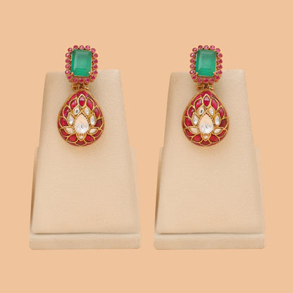 Avni Emerald Ruby Drops