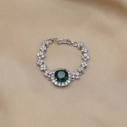 Emerelle Halo American Diamond Bracelet