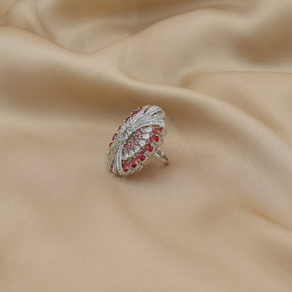 Roselle Statement Adjustable Ring