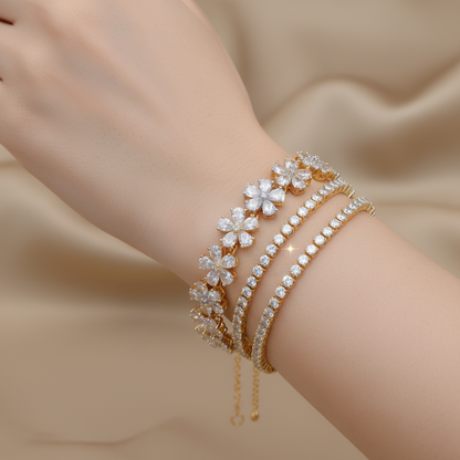 Fleuré American Diamond Bracelet