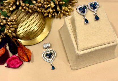 Sapphire Verdara Pendant Set