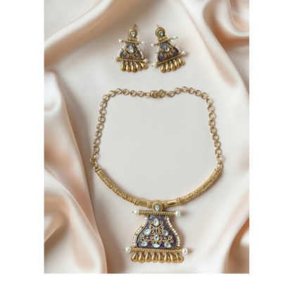 Rajsi Antique Hasli Jewellery Set