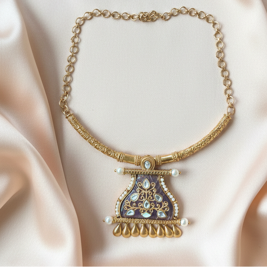 Rajsi Antique Hasli Jewellery Set