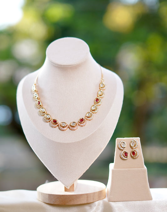 Ruby Eira Shine Necklace Set