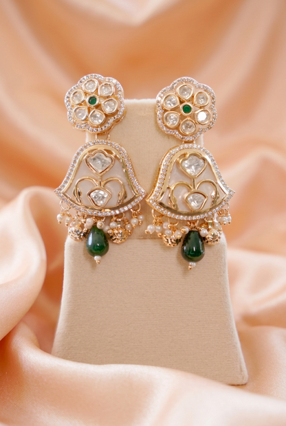 Emerald Amira Blush Jewellery Set