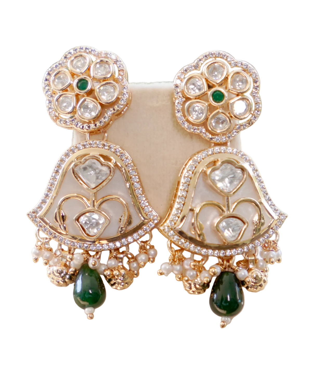 Emerald Amira Blush Jewellery Set