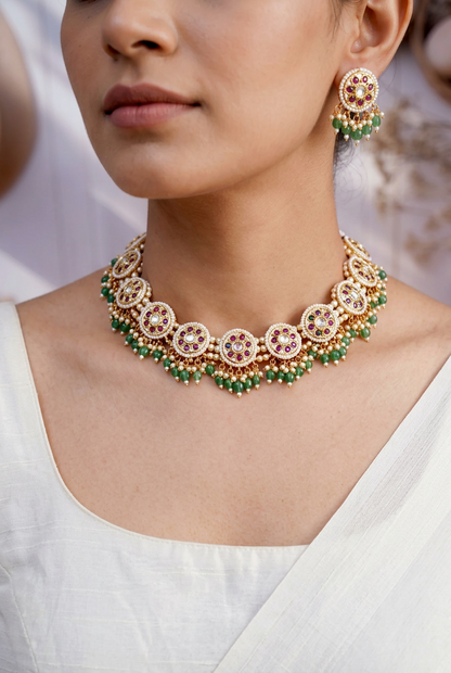 Meher Circular Grace Jewellery Set