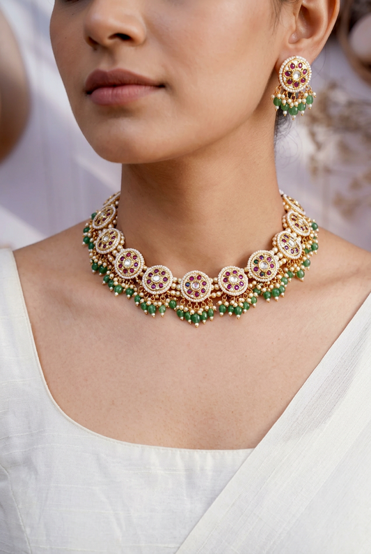 Meher Circular Grace Jewellery Set