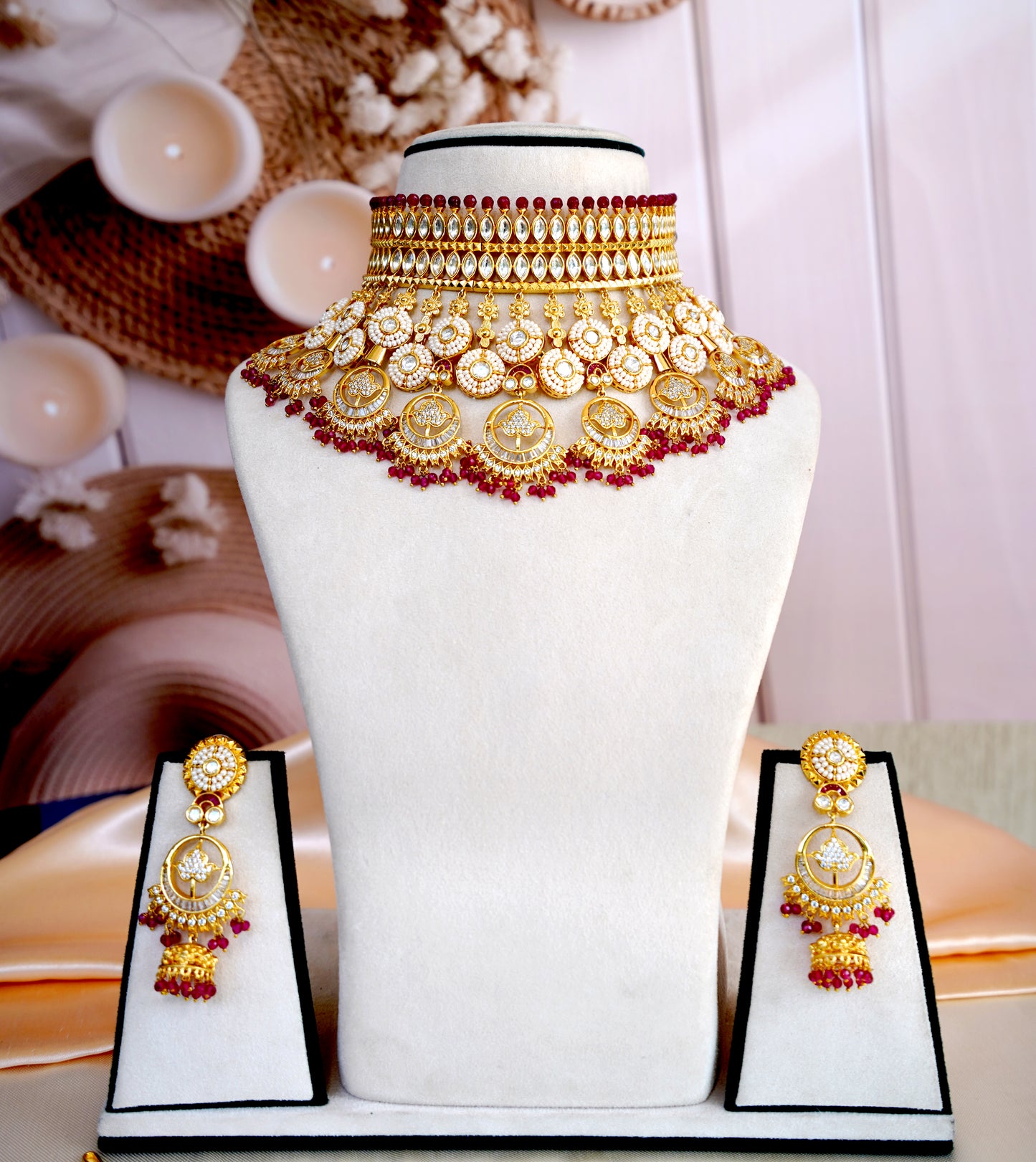 Jharokha Royale Kundan Jewellery Set