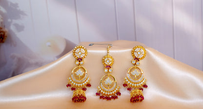 Jharokha Royale Kundan Jewellery Set